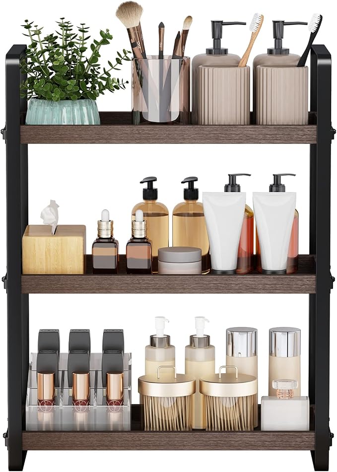 Bathroom Counter Organizer, Bathroom Countertop Organizer, Counter Shelf by Unknown