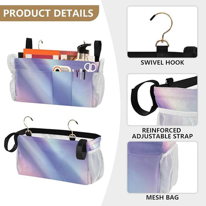 Purple Blue Gradient Bedside Caddy - Image 5