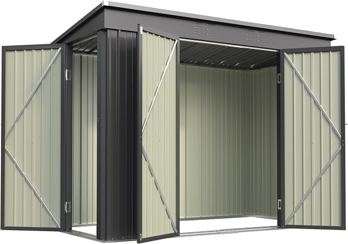 Patiowell 8x4 FT Outdoor Storage Shed - Image 7