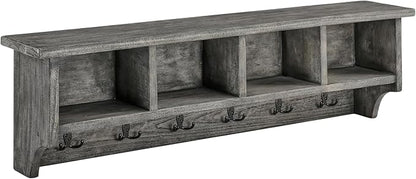 Pomona Solid Wood Entryway Coat Rack - Image 8