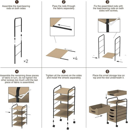 DIMJ Closet Organizers and Storage 4 Tier - Image 6