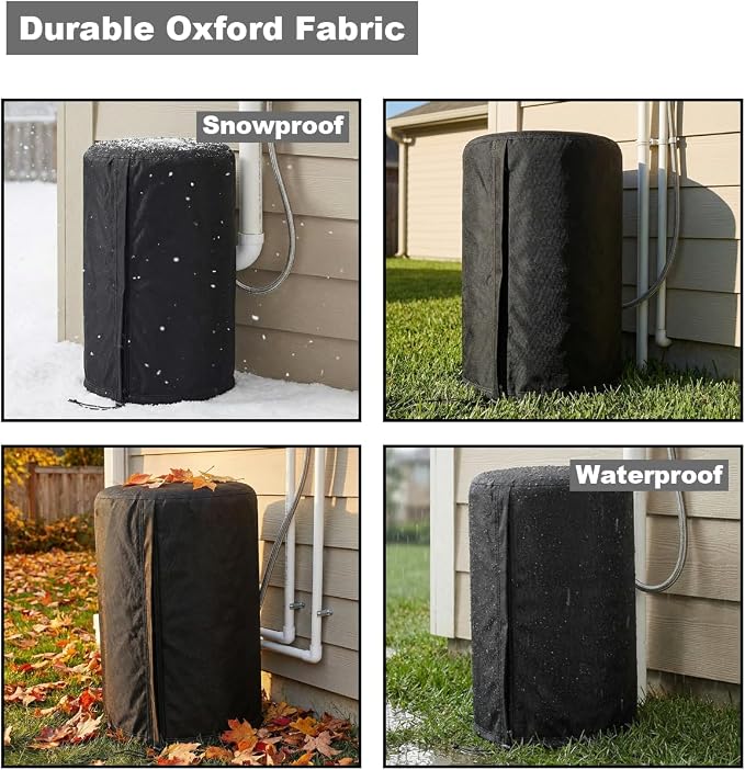 Deosk 18.5"X33" Cover For Water Softener Salt Brine Tank, Outdoor Waterproof - Image 3