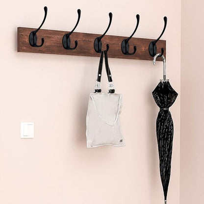 IBosins 10 Pack Heavy Duty Dual Coat Hooks Wall Mounted - Image 5