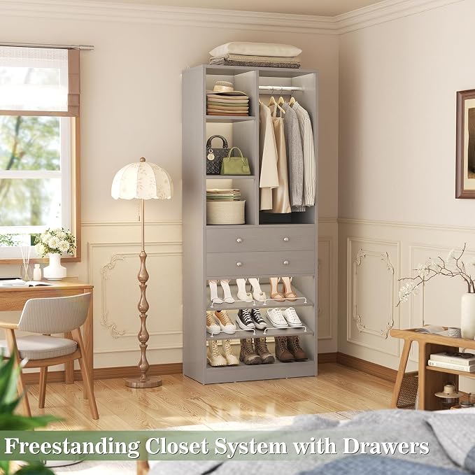 Besiost Small Closet System, Walk-in Closet Systems - Image 5