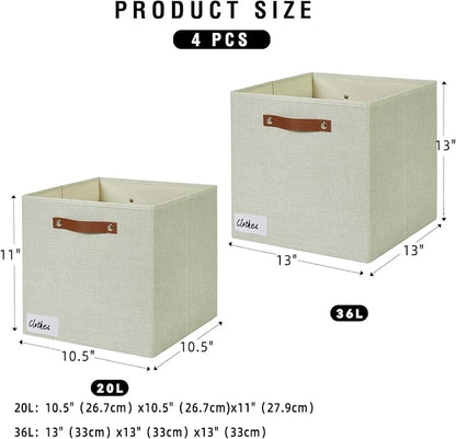 Collapsible Fabric Storage Cube Bins - Image 2