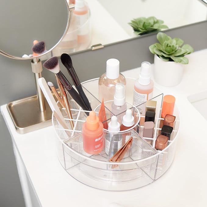 iDesign The Sarah Tanno Collection Lazy Susan Spinning Cosmetic Organizer - Image 4