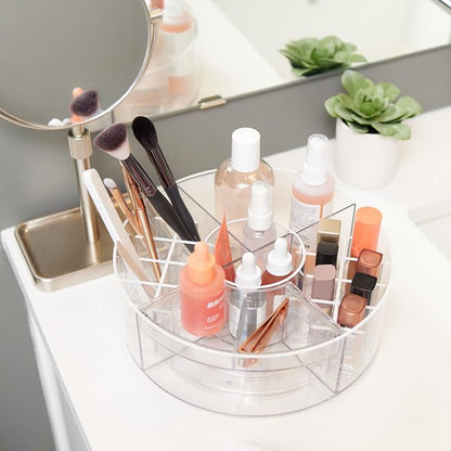 iDesign The Sarah Tanno Collection Lazy Susan Spinning Cosmetic Organizer - Image 4