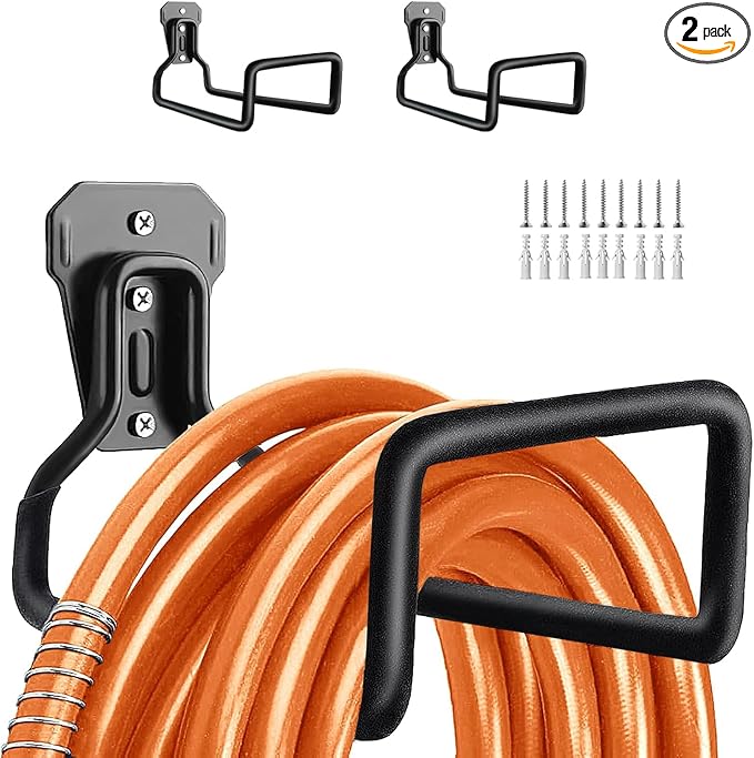 Hose Holder Wall Mount, Heavy Duty Hose Hanger by Lifeisbetterinthegarden