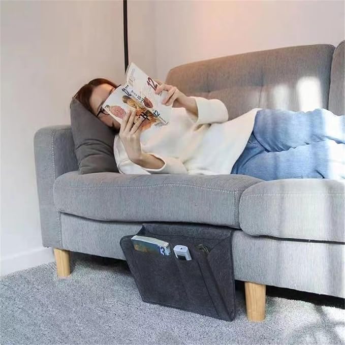 Bedside Caddy, Felt Bed Side Caddy Organizer - Image 2