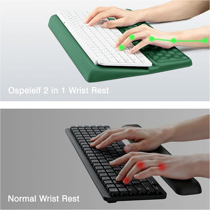 Ospelelf Keyboard Wrist Rest Pad, Comfy Ergonomic Keyboard Stand Riser Holder - Image 7