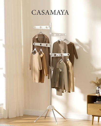 CASAMAYA Clothes Drying Rack Foldable, 70.9 inch Tripod Drying Rack - Image 4