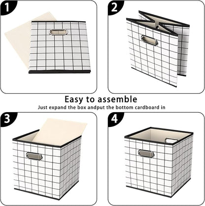 Fabric Cloth Storage Bins, Fabric Cube Organizer - Image 6