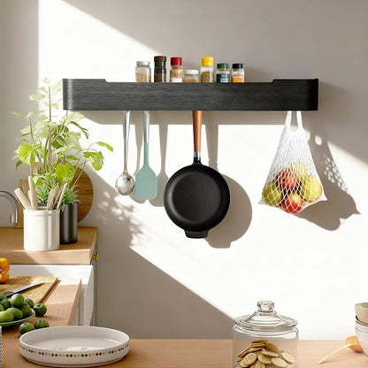 Wall Coat Rack Floating Shelves Modern Coat Rack Wall Mount - Image 8