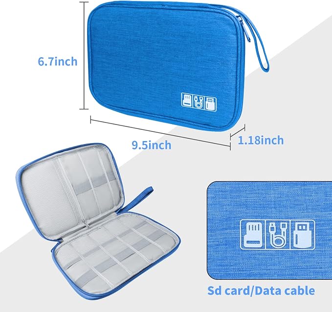 Lcsmaokin Electronics Travel Organizer, Portable Waterproof Electronic Travel - Image 5