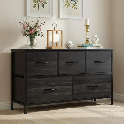 OLIXIS 5 Drawer Dresser for Bedroom, Storage Organizer Unit for Closet | Chest - Image 2