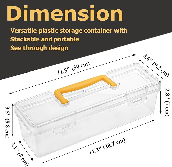 Tosnail 3 Pack Plastic Box - Image 2