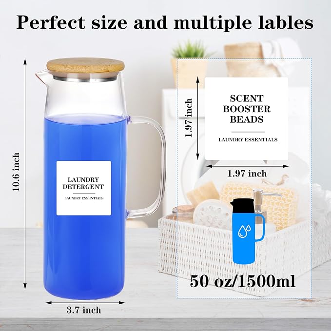 3 Pack 50 oz Laundry Detergent Dispenser Set - Image 2