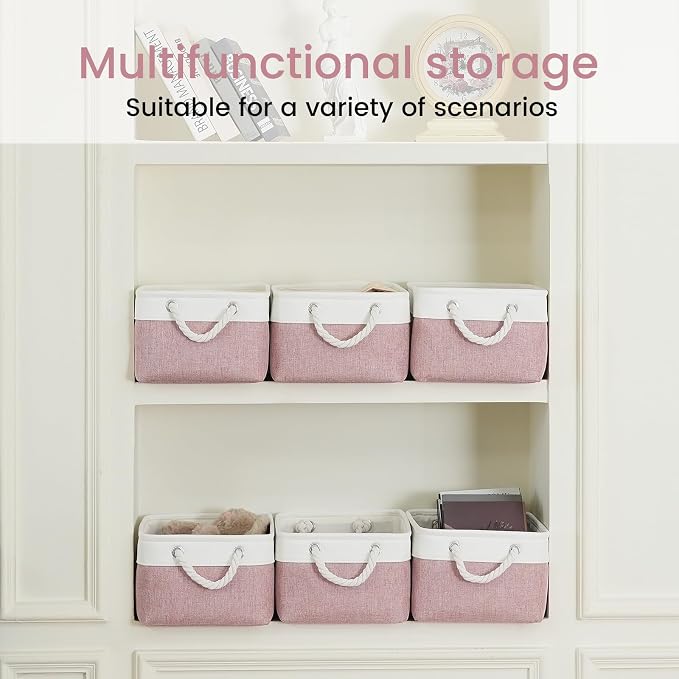 13.8x9.8x6.7 Inch Fabric Small Storage Bins - Image 6