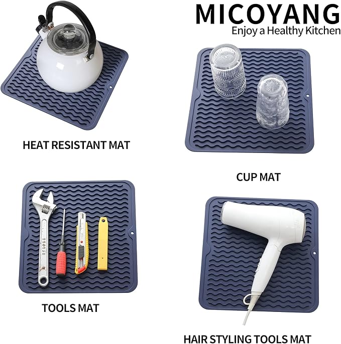 Silicone Dish Drying Mat for Multiple Usage, Easy clean, Eco-friendly, - Image 4