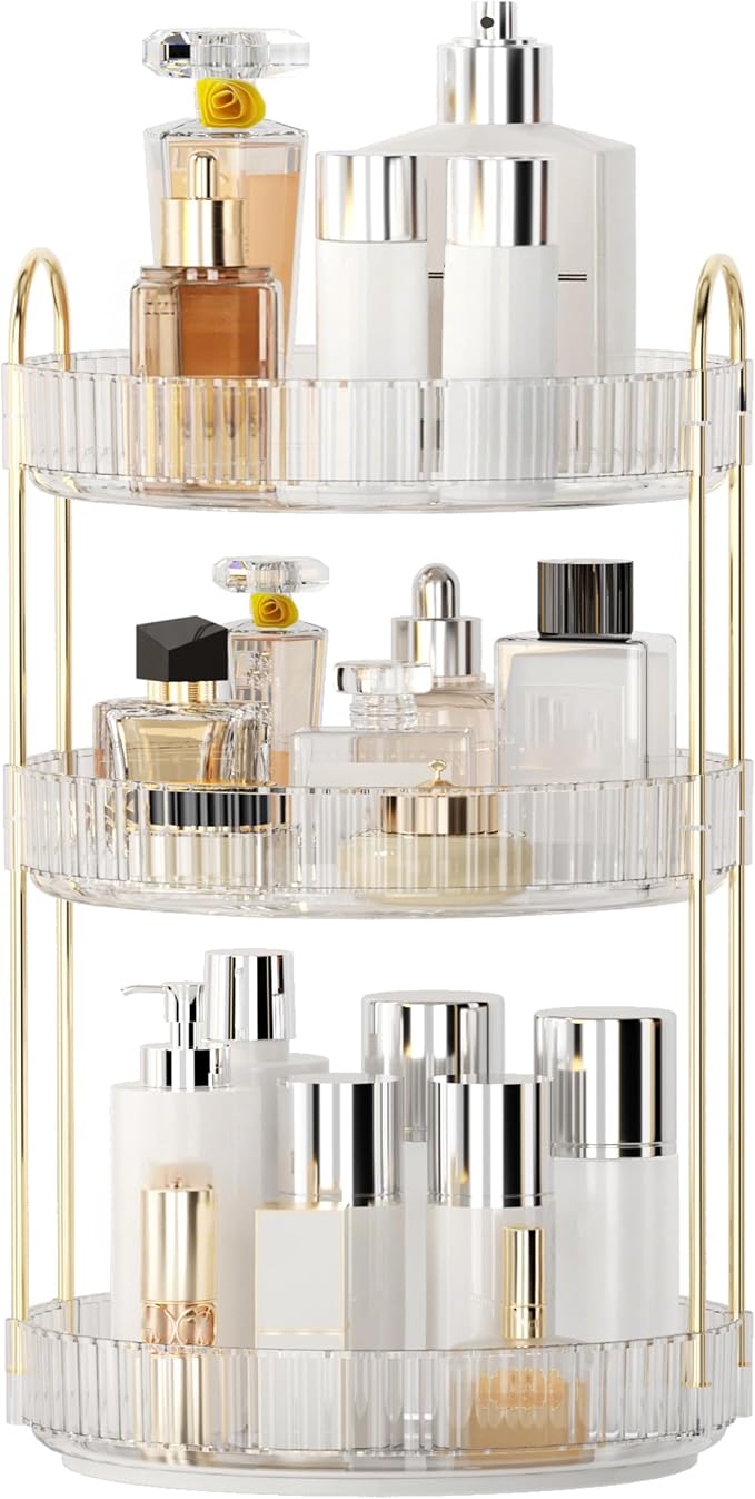 YCIA&DONE 360 Rotating Makeup Organizer and Storage by YCIADONE