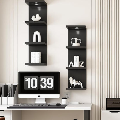LitaEther Versatile 4 Tier Wall Shelf Unit, Display Floating Shelf - Image 2