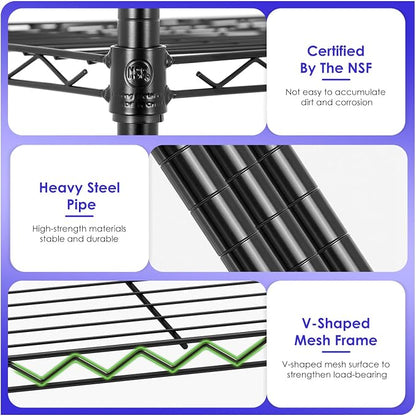 FDW | 6-Tier Wire Storage Shelves - Image 8