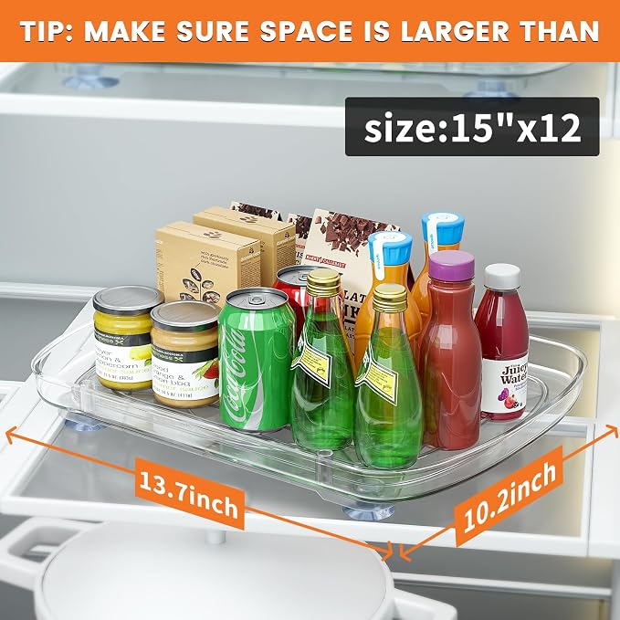 HIYOHIYO Clear Lazy Susan Organizer - Image 3