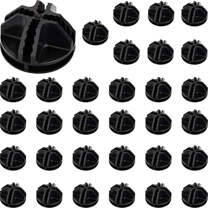 32 Pieces Cube Connectors Plastic Storage Wire Cube Organizer ABS Connectors by Jovitec