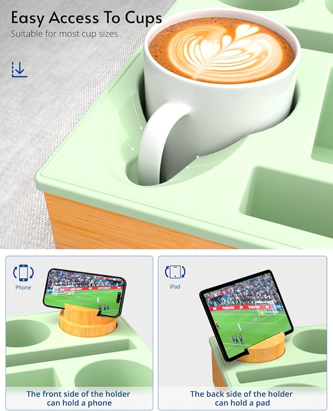 Couch Cup Holder Tray - Image 3