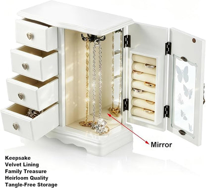 RR ROUND RICH DESIGN Solid Wood Jewelry Box - Image 5