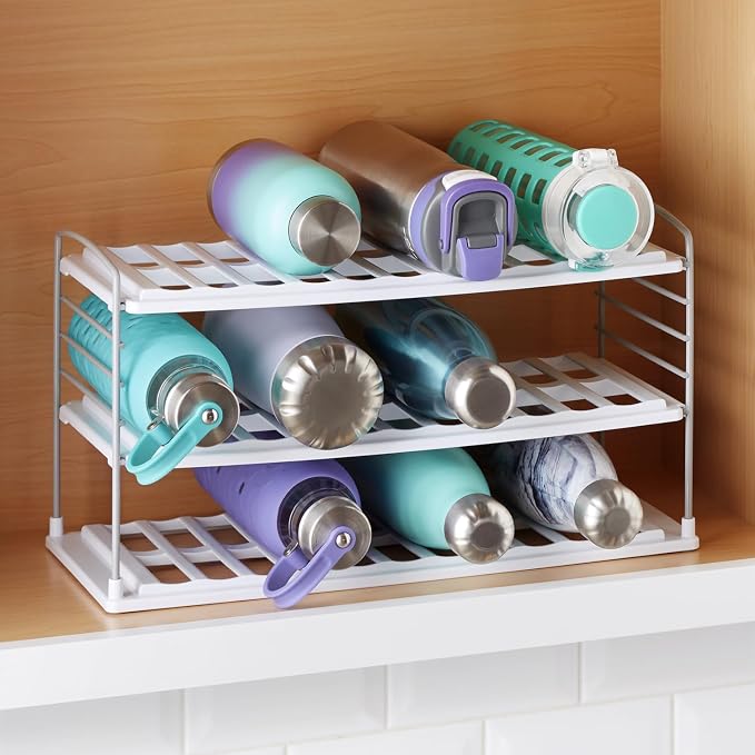YouCopia UpSpace Water Bottle and Travel Mug Cabinet Organizer, Adjustable - Image 6