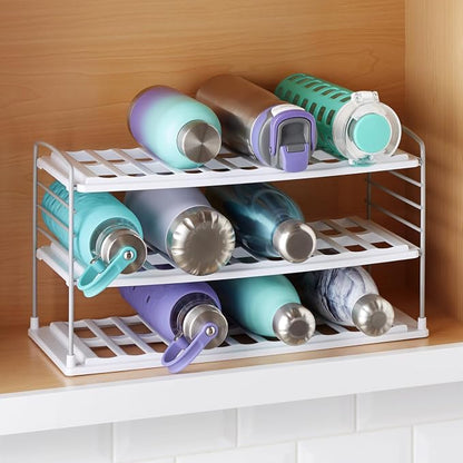 YouCopia UpSpace Water Bottle and Travel Mug Cabinet Organizer, Adjustable - Image 6