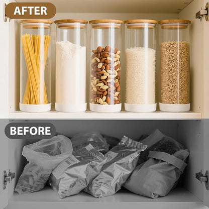 TBWIND 73oz Glass Spaghetti Pasta Containers - Image 7
