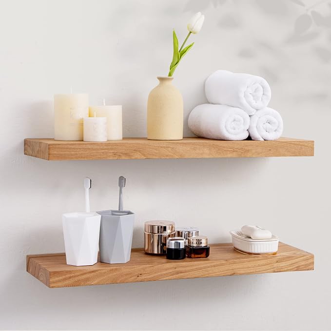 Axeman Floating Shelves for Wall, Wall Mounted Display Shelving by Axeman