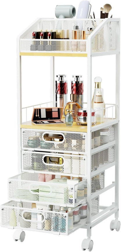 HapiRm Makeup Organizer Storage Cart by HapiRm