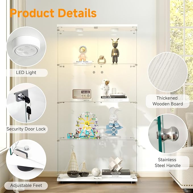 Tempered Glass Display Cabinet - Image 5
