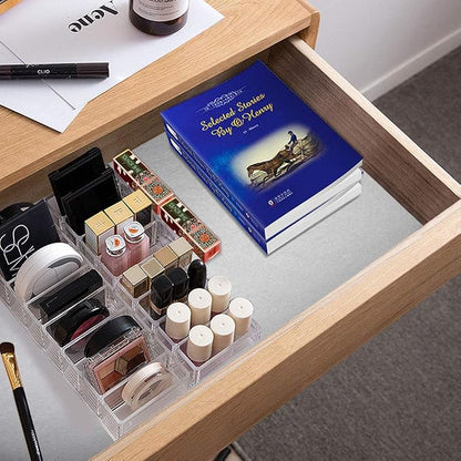 Weiai Clear Acrylic Compact Organizer, Blushes Highlighters Eyeshadow Powder - Image 7