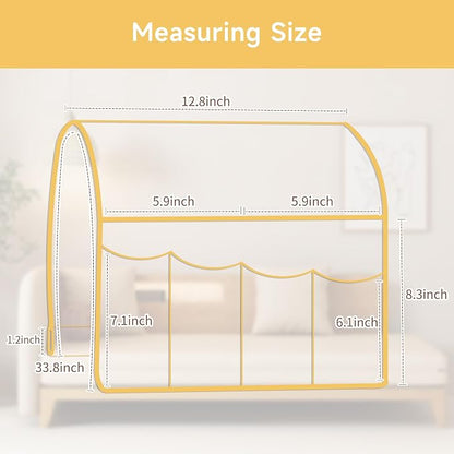 MEHIDFY Sofa Armrest Caddy, Waterproof Bedside Storage Organizer, Non Slip - Image 3