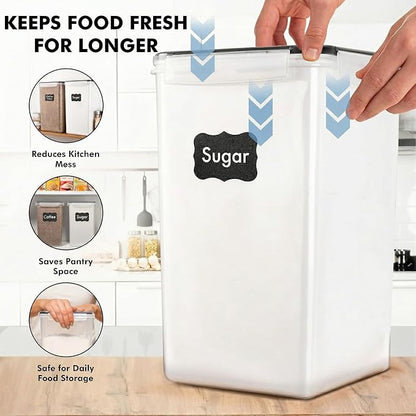 WHITE FEATHER SUPPLIES 2 PC Large Food Storage Containers - Image 8