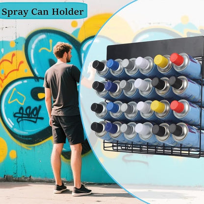 Spray Can Holder Storage Rack - Image 4