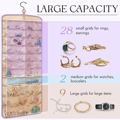 2 Pack Hanging Jewelry Organizer Storage - Image 5