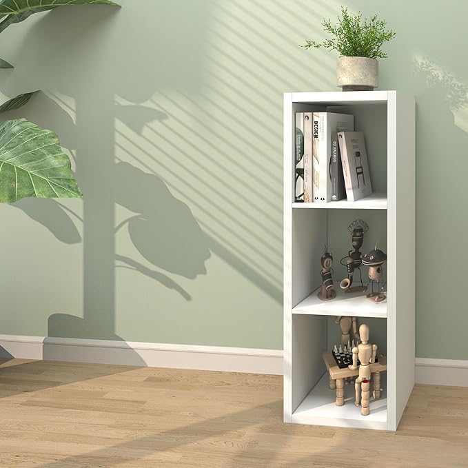 CTESNE【2026 Wooden Thick Frame 3 Cube Storage Organizer Shelf - Image 9