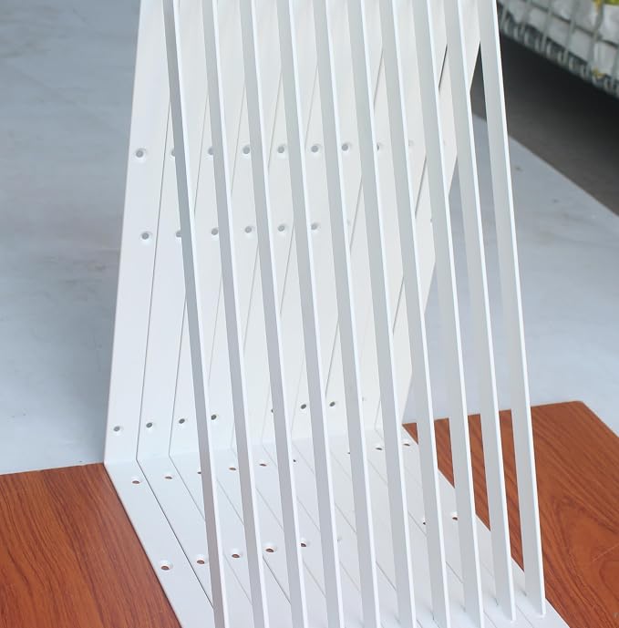 16 Pack L22 x H 12" White Heavy Duty Shelf Brackets - Image 5