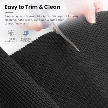 BAGAIL Non-Adhesive Shelf Liner, Thick Strong Grip Drawer Liners - Image 4