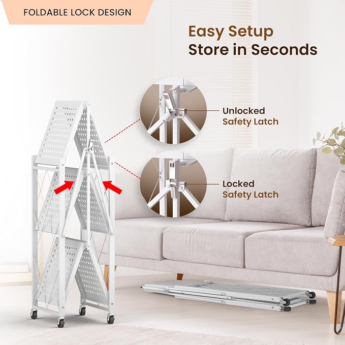 Our Modern Space 3-Tier Foldable Storage Shelf - Image 4
