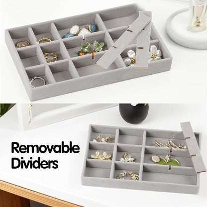 Set of 8 Stackable Jewelry Organizer Trays - Image 4