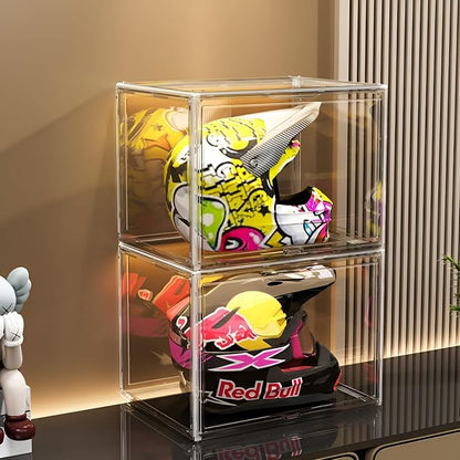 Clear Stackable Plastic Storage Bins by HaveANiceDay
