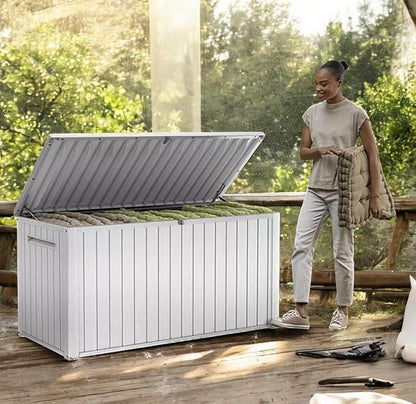Outdoor Storage Box with Lockable Lid - Image 7