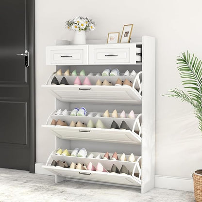 Shoe Cabinet Storage for Entryway by HZANHYProfessionalbrand