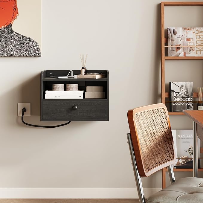 Floating Nightstand Set of 2 Modern Night Stands - Image 7